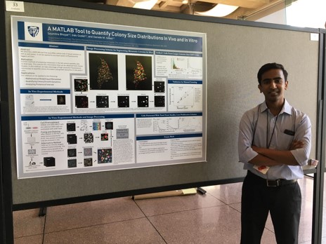 Soumitra presenting for the Gilkes Lab
